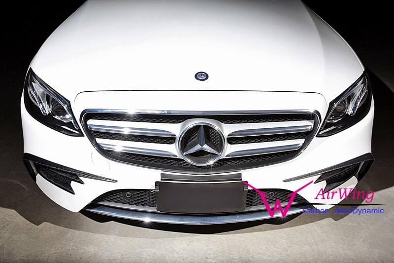 W213 - Future-Design style carbon front Canard (6 pcs) 02